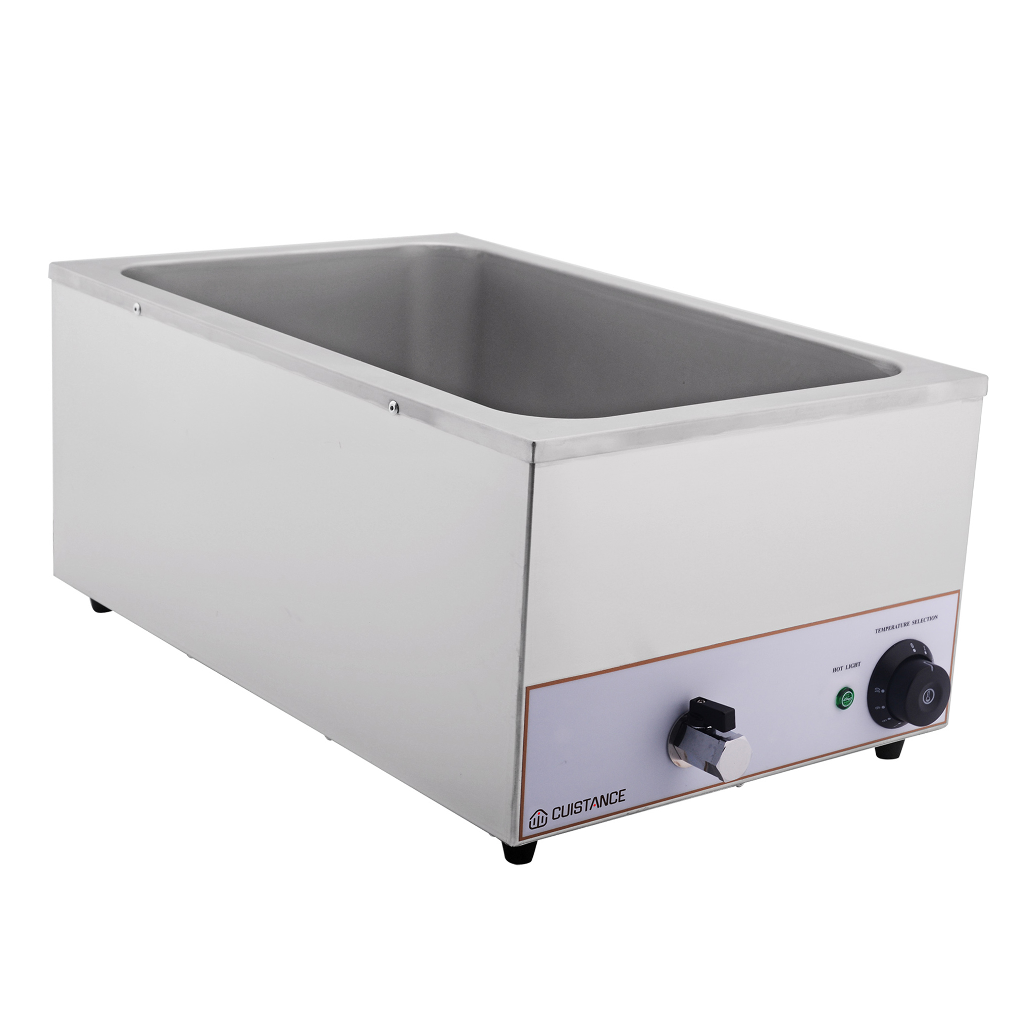 Bain marie en inox  355x555x255 CUISTANCE-3010007-BM165T
