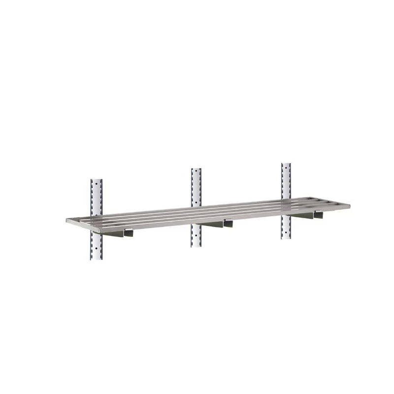 Etagère murale ajourée en inox  800x400x350 CUISTANCE-9010144-STSA084