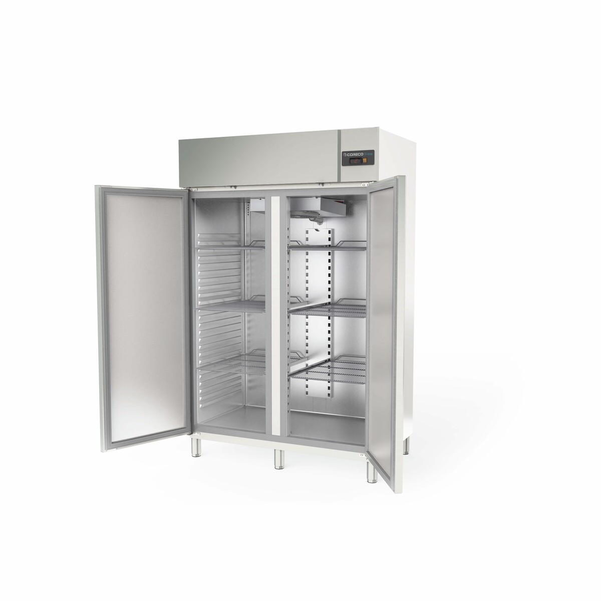 Armoire GN2/1 côtés emboutis négative 2 portes CORECO-CGN-1002-SPF