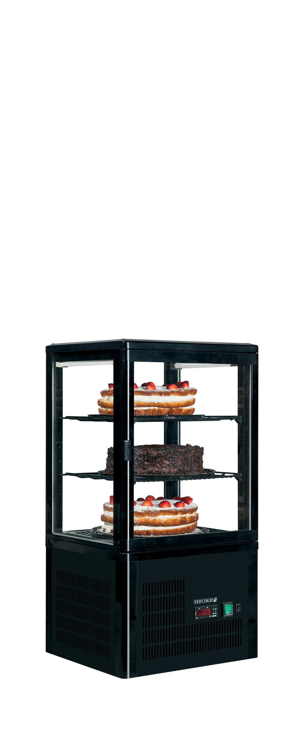 Vitrine réfrigérée pour comptoir TEFCOLD-UPD60-BLACK