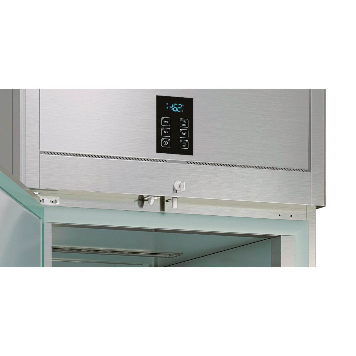 Armoire GN2/1 côtés emboutis négative 1 porte CORECO-HECG-751-PF85