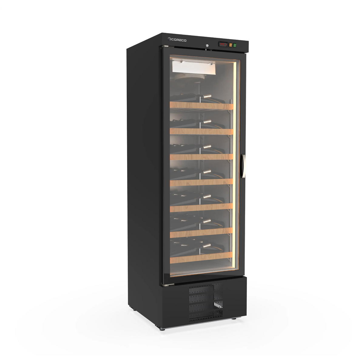 Armoire à vin mono-température 1 porte CORECO-EBRW-751-NI