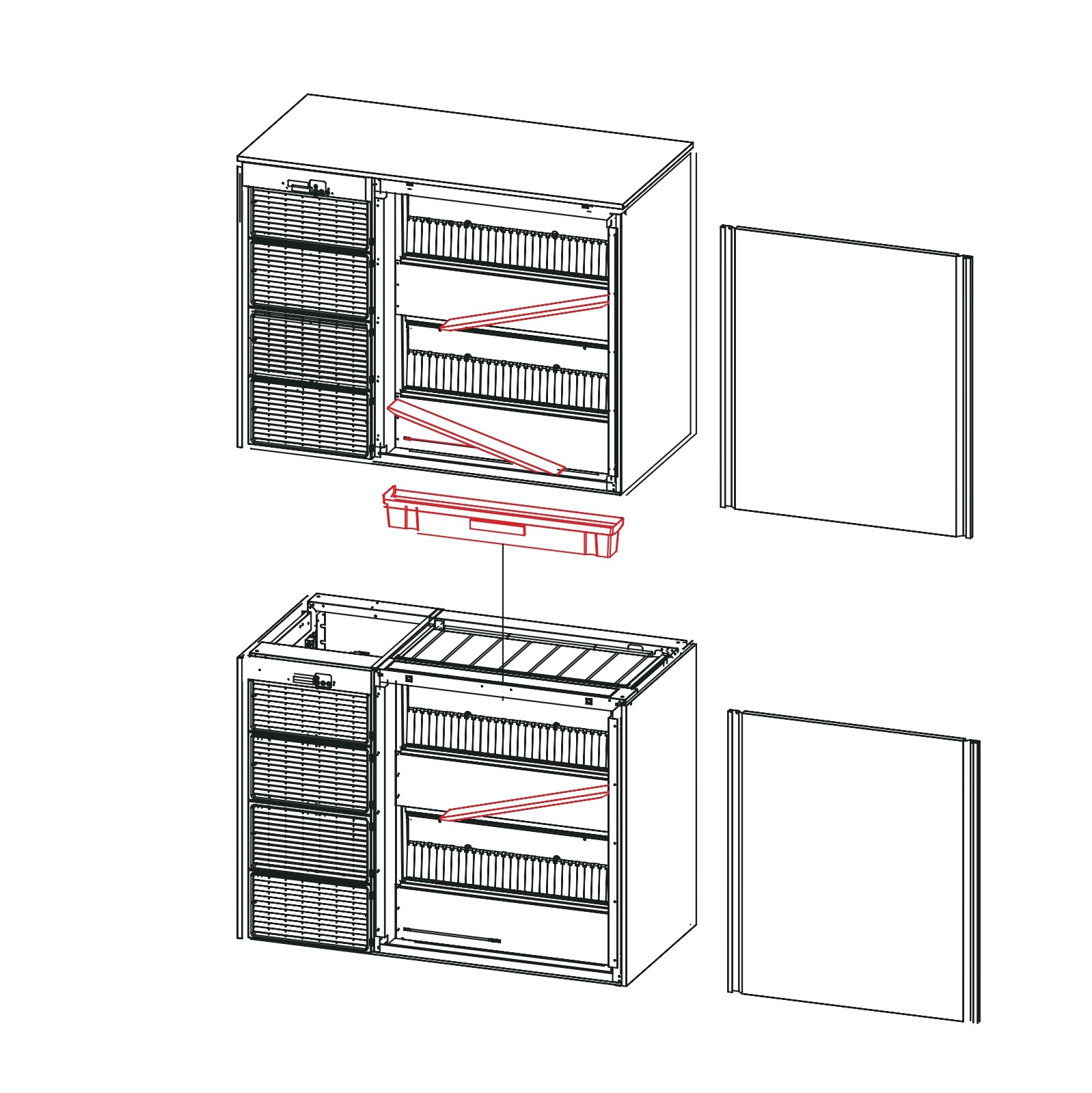 Barre à viande supplémentaire pour armoire de maturation DAV CORECO-56BCSDAV