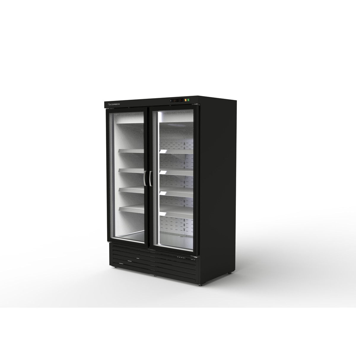 Armoire minimarket négative 2 portes CORECO-CVC-1002-NB
