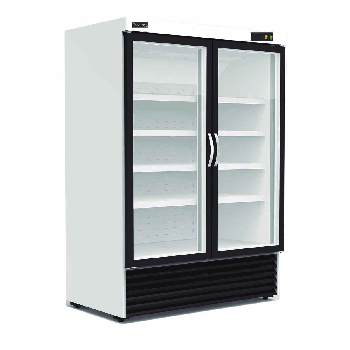 Armoire minimarket négative 2 portes CORECO-CVC-1002-BB