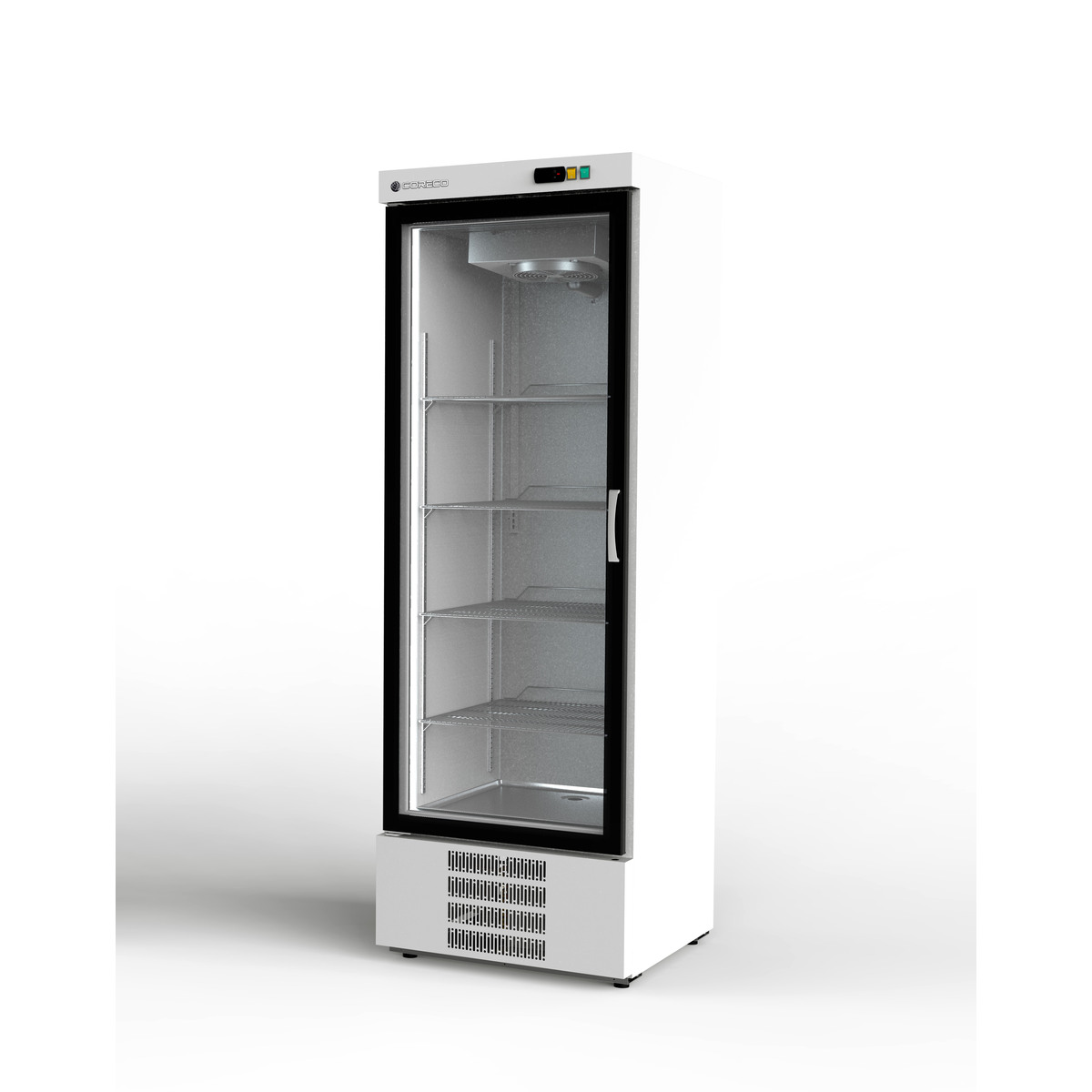 Armoire  gourmet 1 porte vitrée positive CORECO-EBR-751-BB