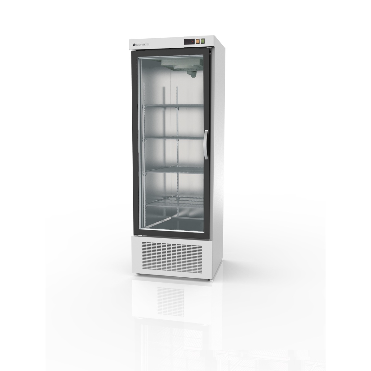 Armoire  gourmet 1 porte vitrée négative CORECO-EBC-751-BI