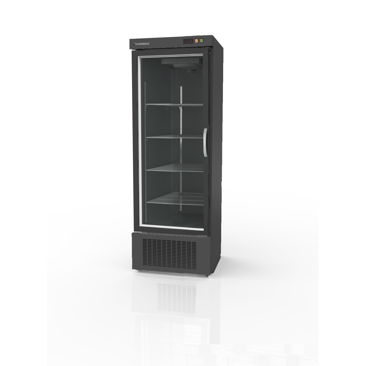 Armoire  gourmet 1 porte vitrée négative CORECO-EBC-751-NN