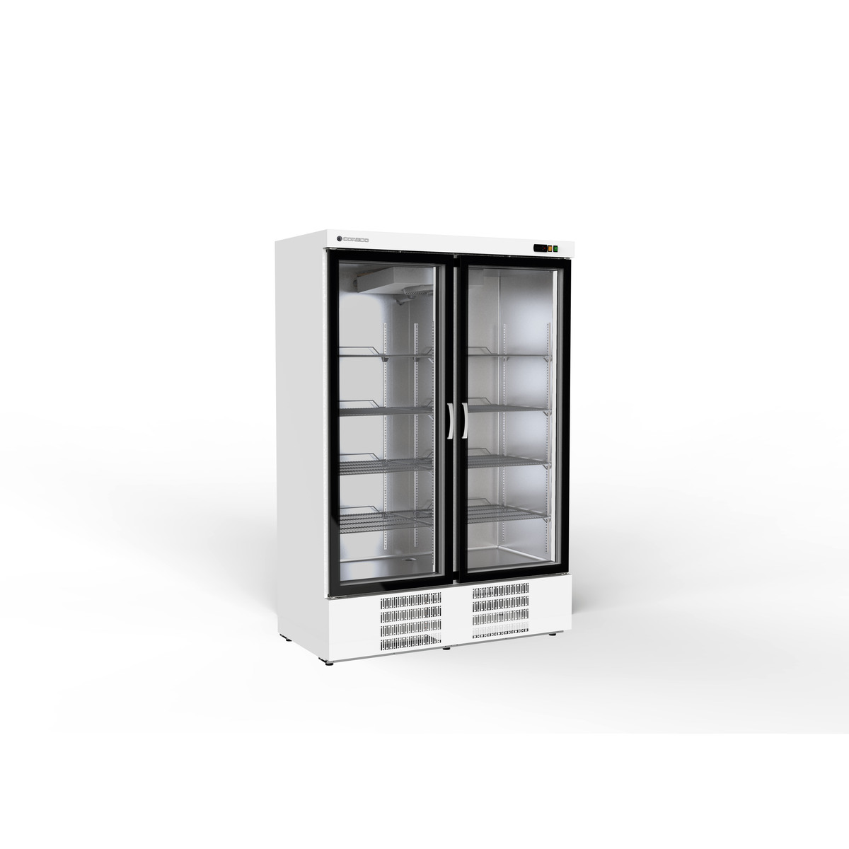 Armoire  gourmet 2 porte vitrée positive CORECO-EBR-1302-BI