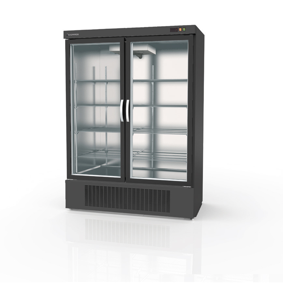 Armoire  gourmet 2 porte vitrée positive CORECO-EBR-1302-NI