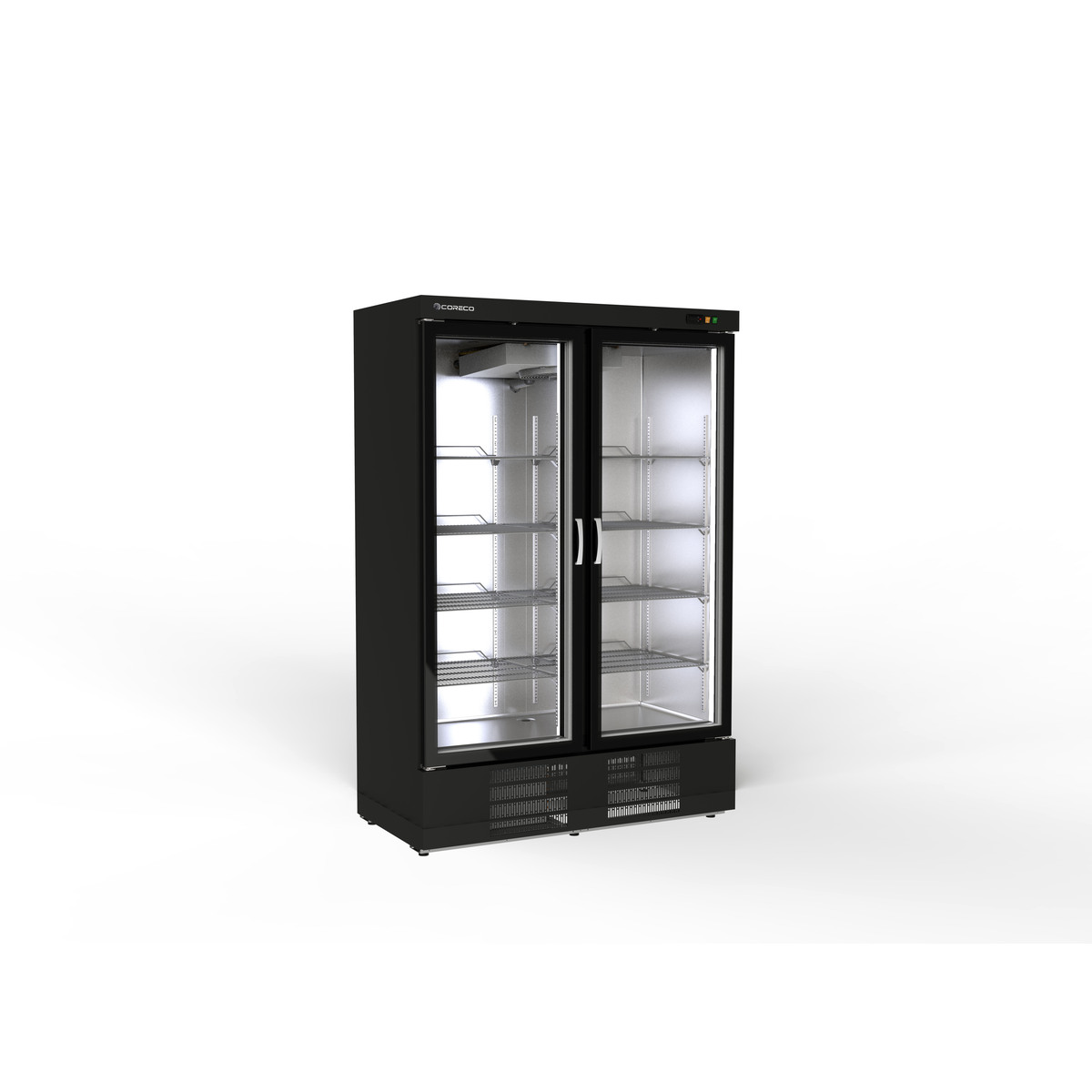 Armoire  gourmet 2 porte vitrée positive CORECO-EBR-1302-NI