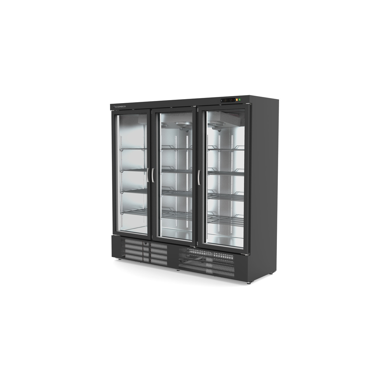 Armoire  gourmet 3 porte vitrée négative CORECO-EBC-2003-NI