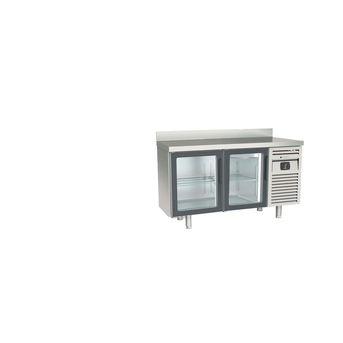 Meuble 600 positif - 2 portes vitrées CORECO-MRSV-150