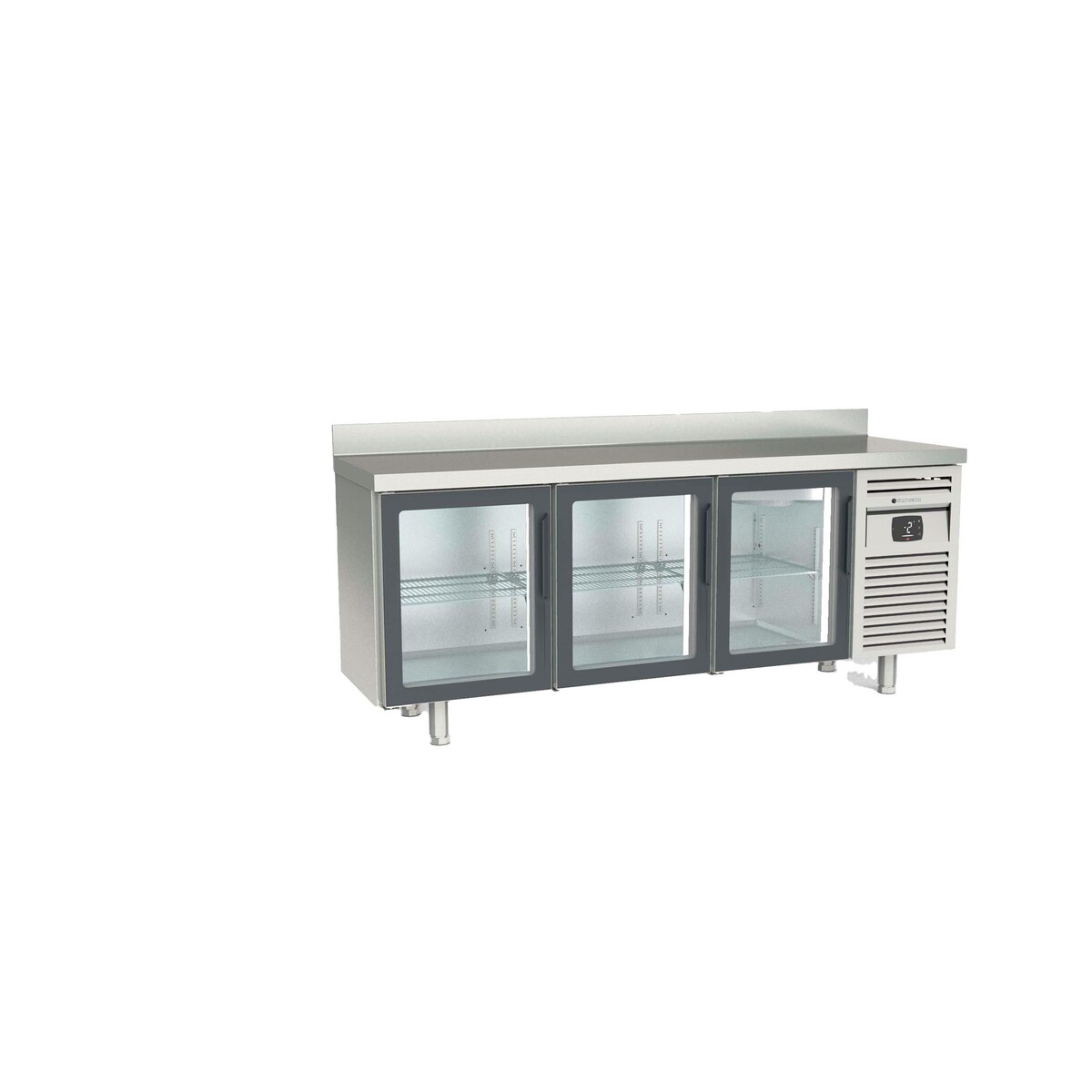 Meuble 600 positif - 3 portes vitrées CORECO-MRSV-200