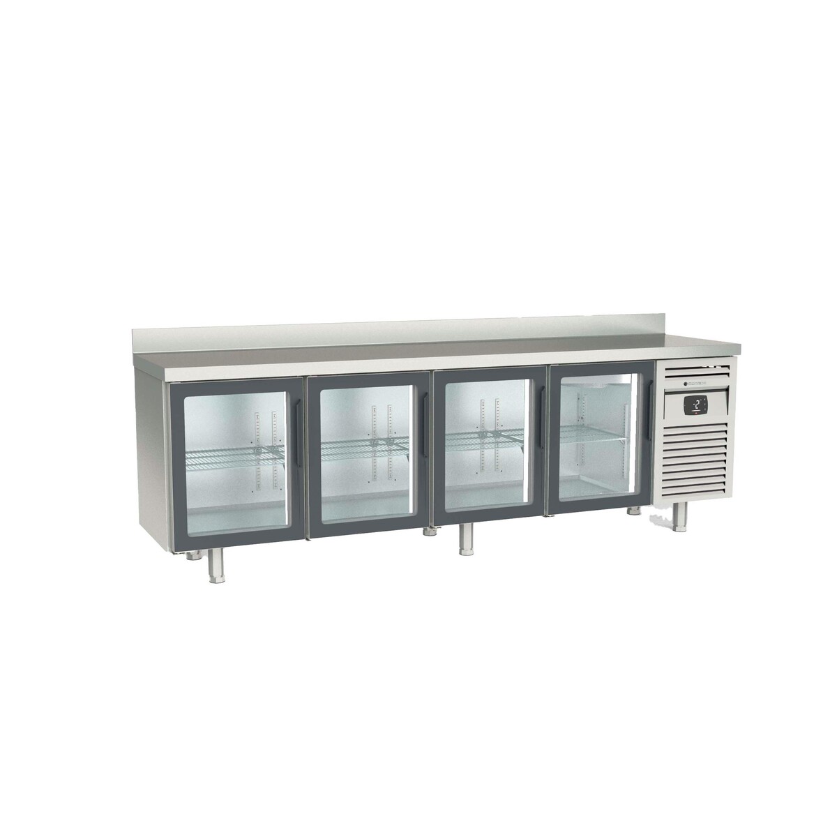 Meuble 600 négatif - 4 portes vitrées CORECO-MCSV-250