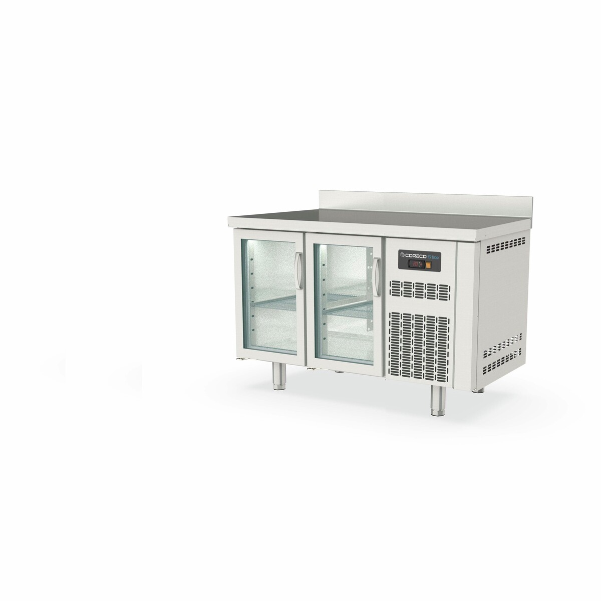 Meuble 700 positif S-Line - 2 portes vitrées CORECO-TGRV-135-S