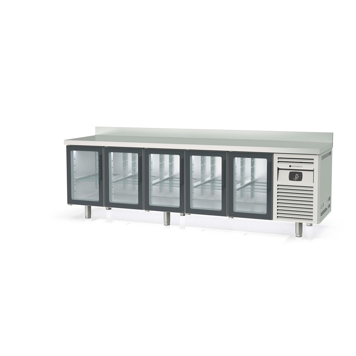 Meuble 700 positif - 5 portes vitrées CORECO-MRGV-300