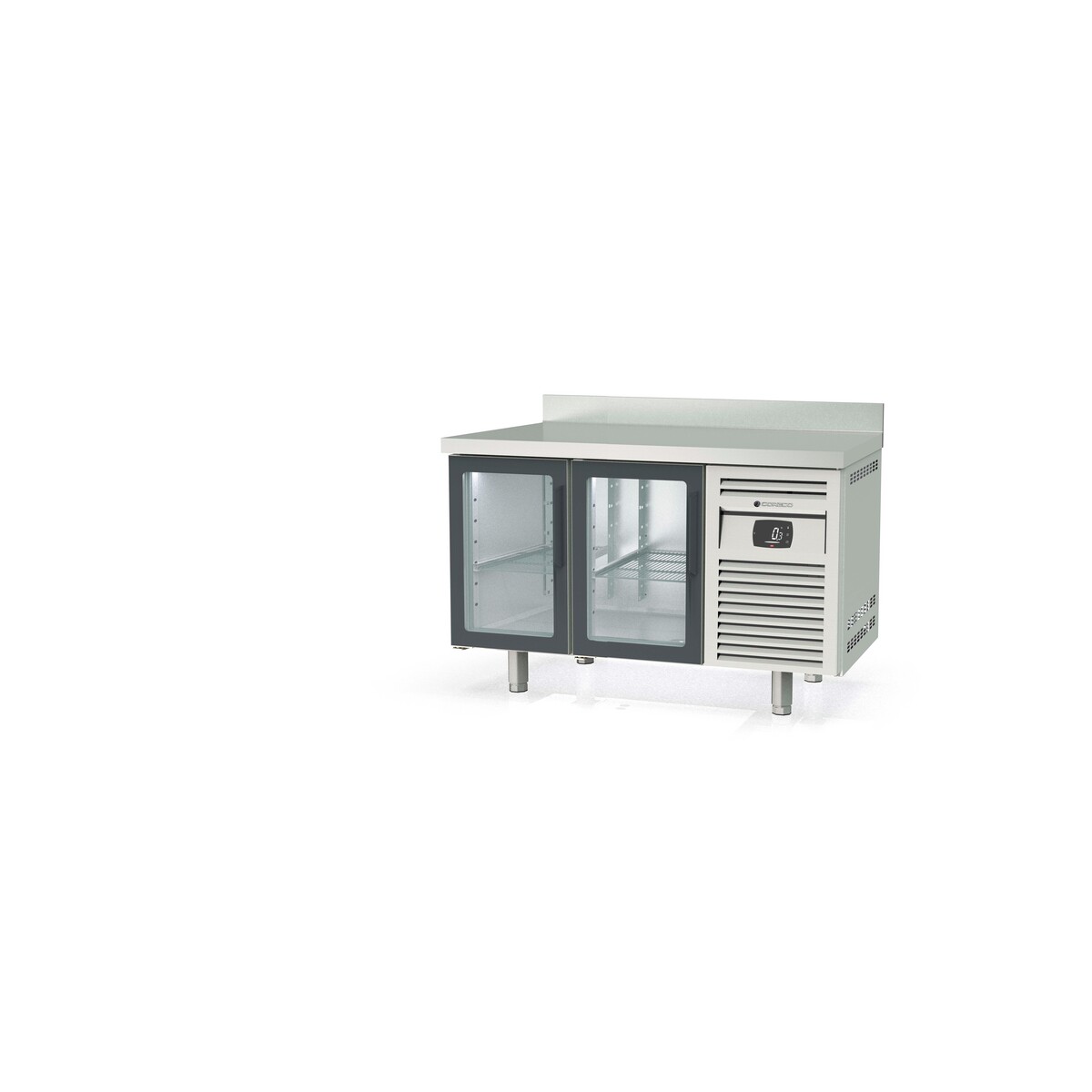 Meuble 700 négatif - 2 portes vitrées CORECO-MCGV-150