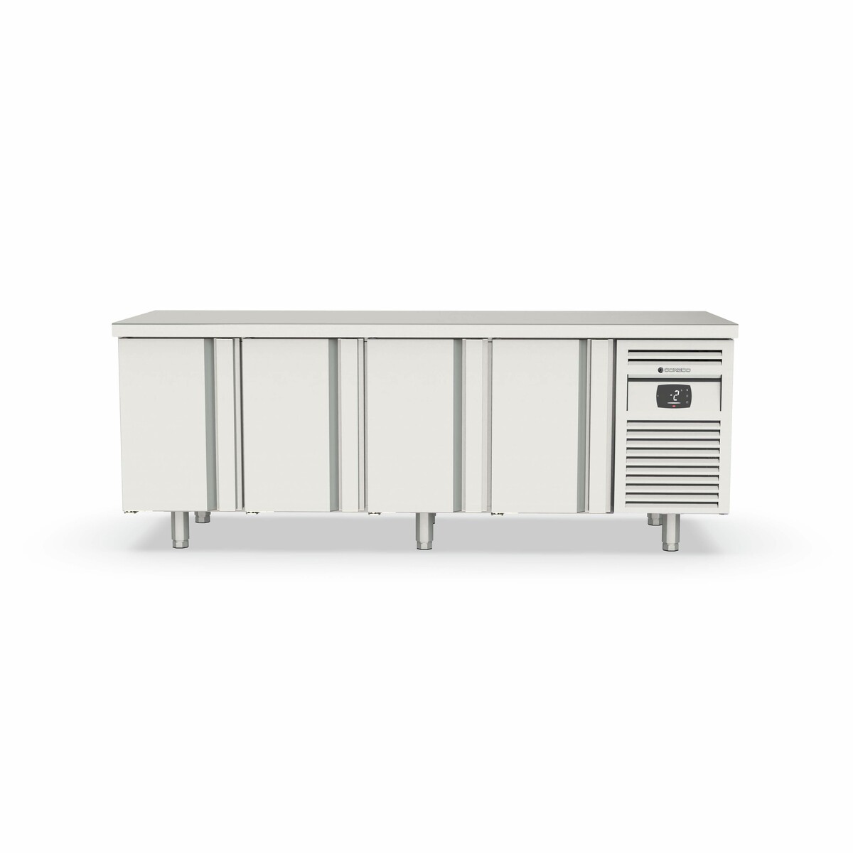 Meuble 700 positif traversant - 4+4 portes pleines CORECO-MFCG-250