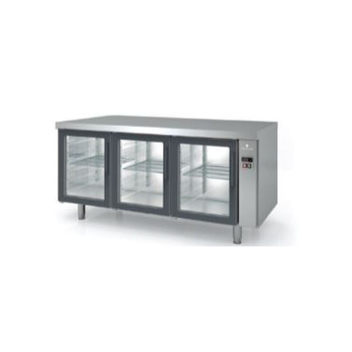 Meuble 800 négatif sans groupe 3 portes vitrées CORECO-MCPPV-170