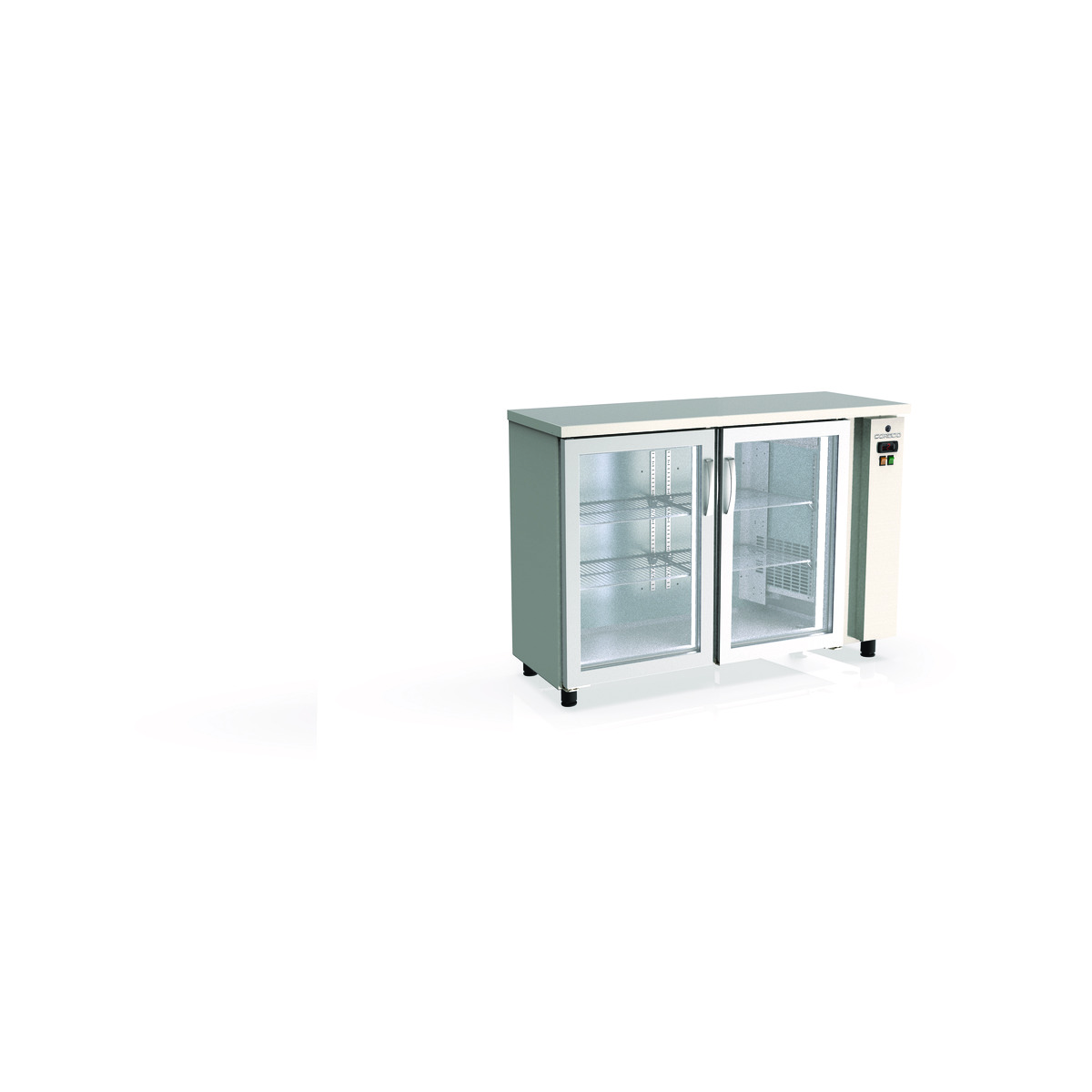 Arrière-bar positif s/gpe 2 p. vitrées battantes CORECO-SBIEP-140