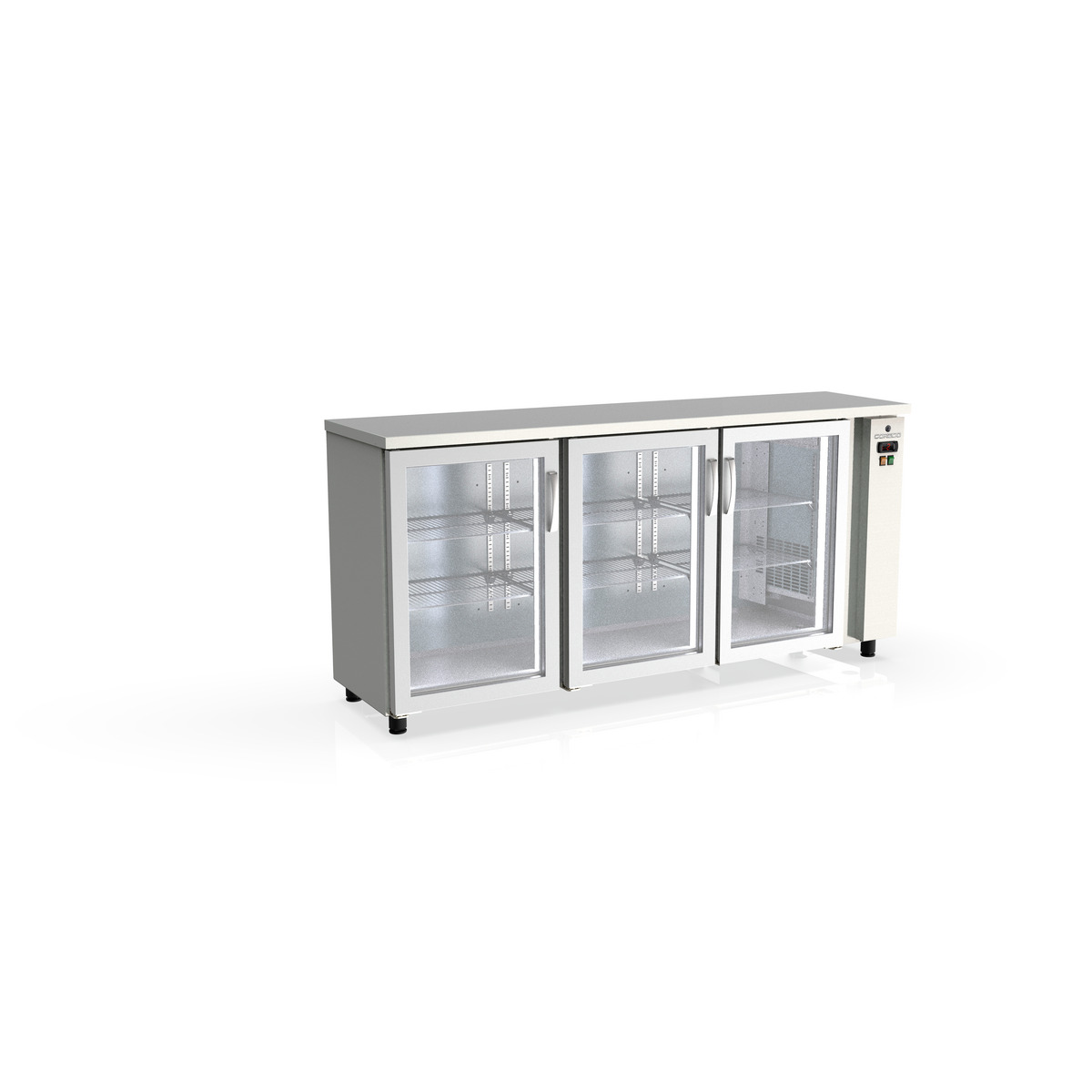 Arrière-bar positif s/gpe 3 p. vitrées battantes CORECO-SBIEP-190