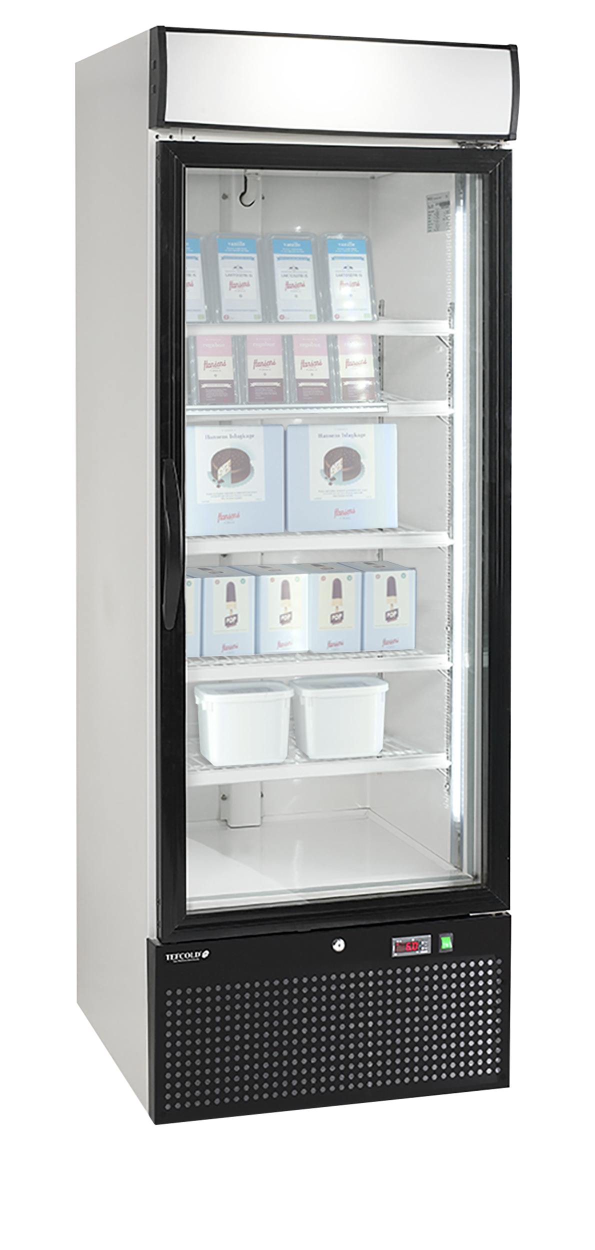 Congélateurs verticaux de vitrine TEFCOLD-NF2500G