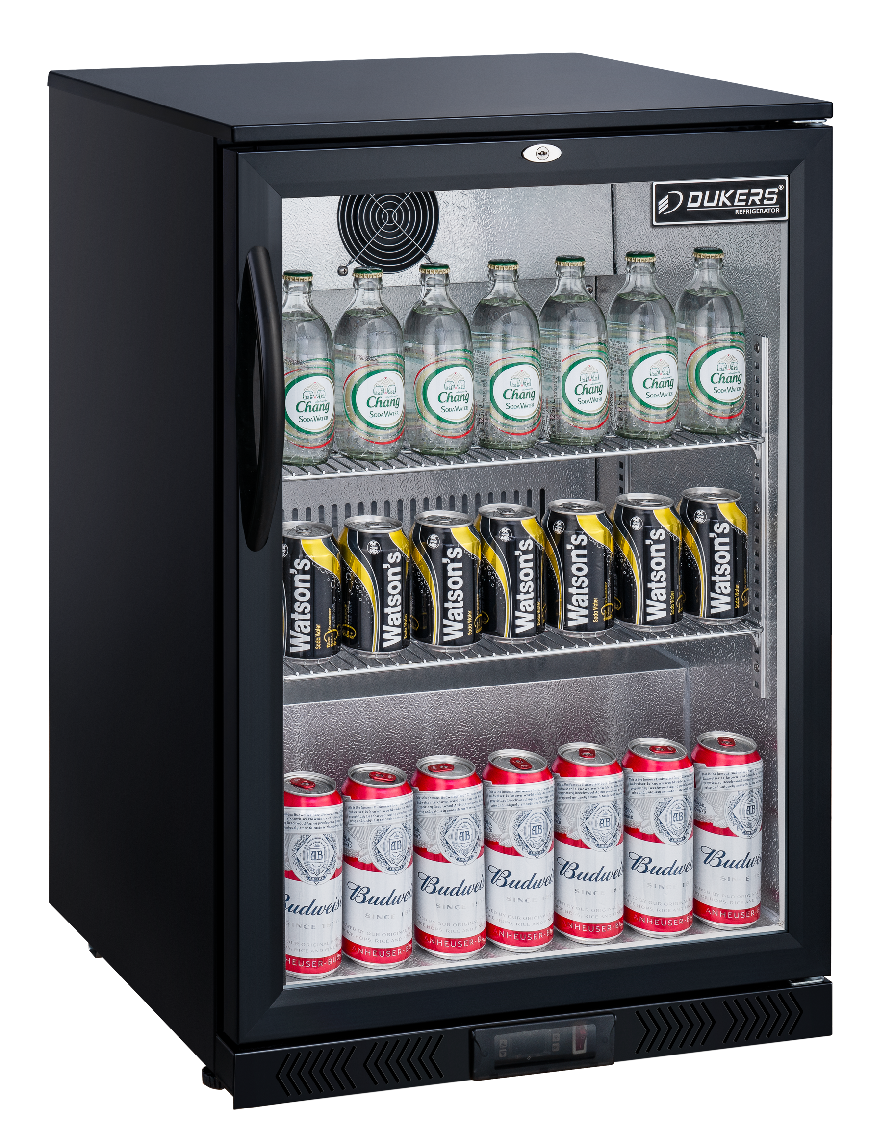 Arrière-bars - 1 porte vitrée battante - 118 litres - LG-128 DUKERS