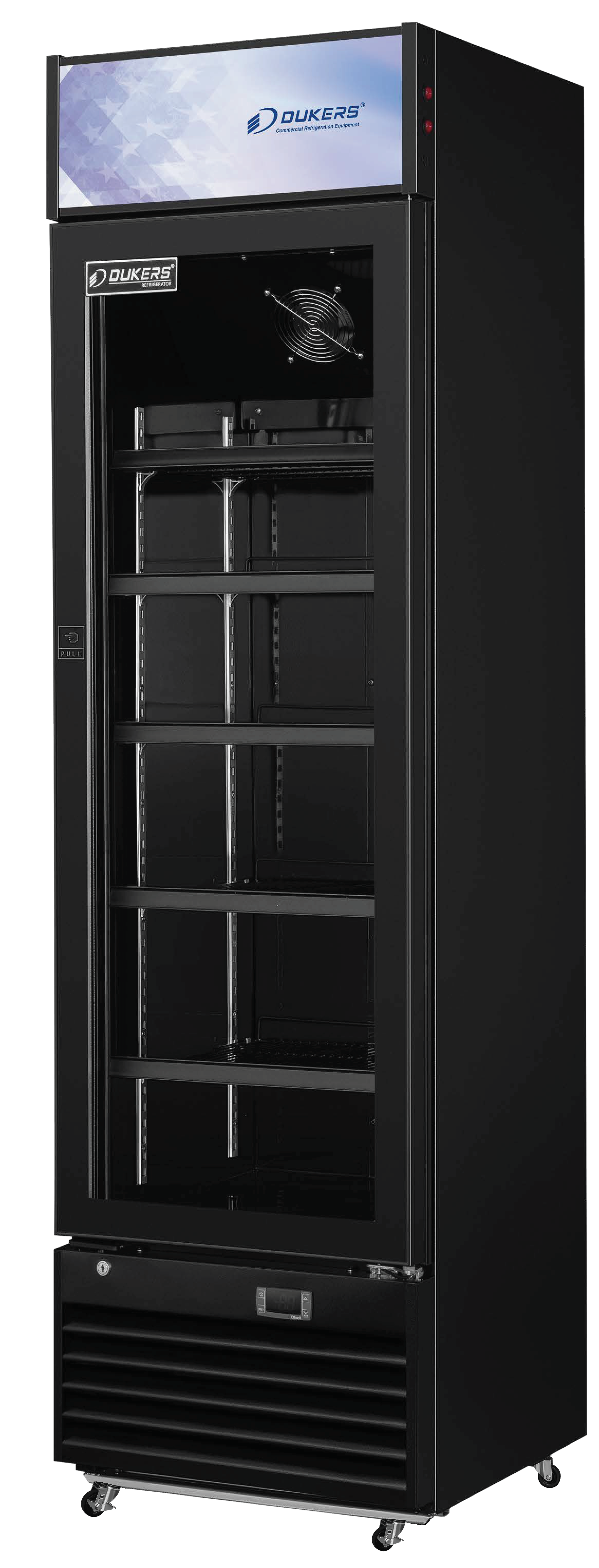 Armoire à boisson - 1 porte  vitrée - avec canopy - 273 litres - LG-282BF DUKERS