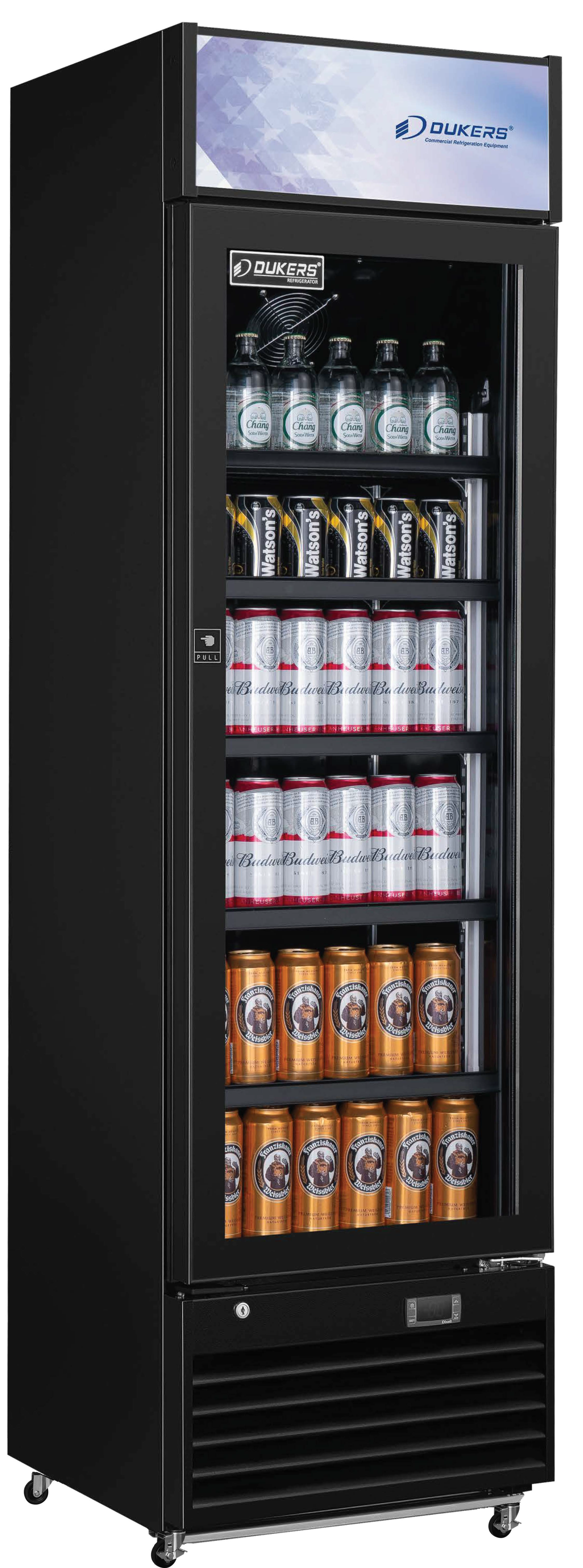 Armoire à boisson - 1 porte  vitrée - avec canopy - 273 litres - LG-282BF DUKERS