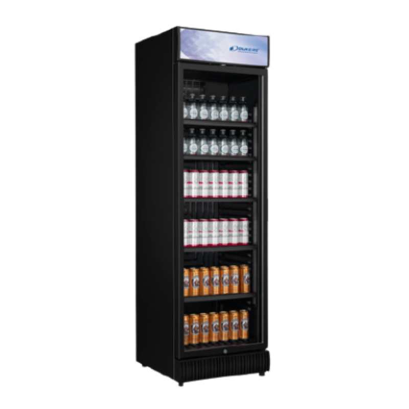 Armoire à boisson - 1 porte  vitrée - avec canopy - 352 litres - LG-352XCB DUKERS