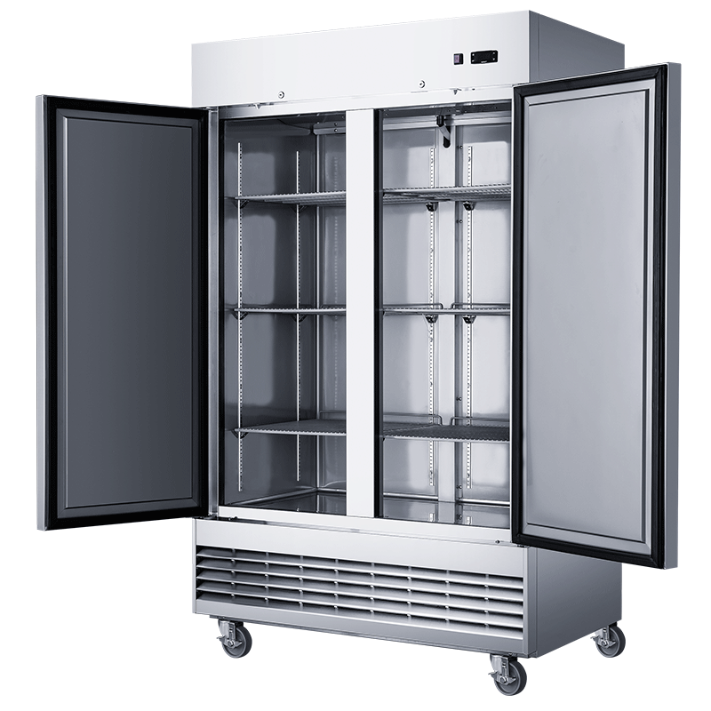 Armoire inox négative - 2 portes - Groupe bas - 835 litres - D47EF DUKERS