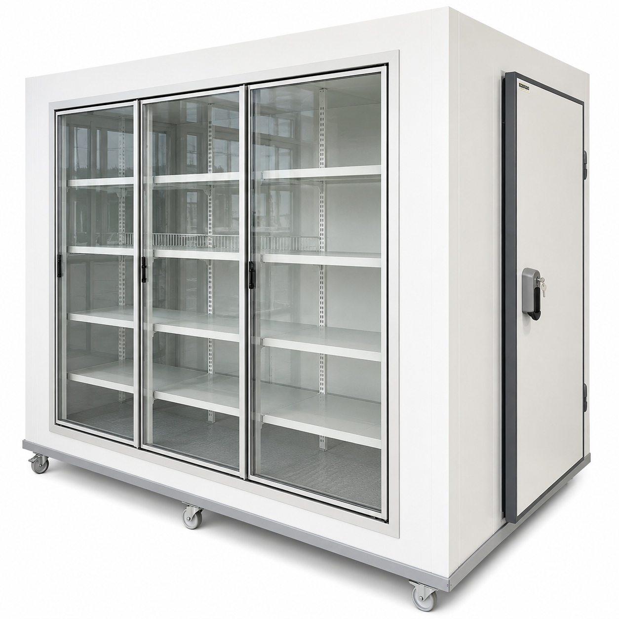 CHAMBRE FROIDE DIM 280x160x220 cm MODULAIRE POSITIVE SANS SOL PIMAK IZMD2816-P