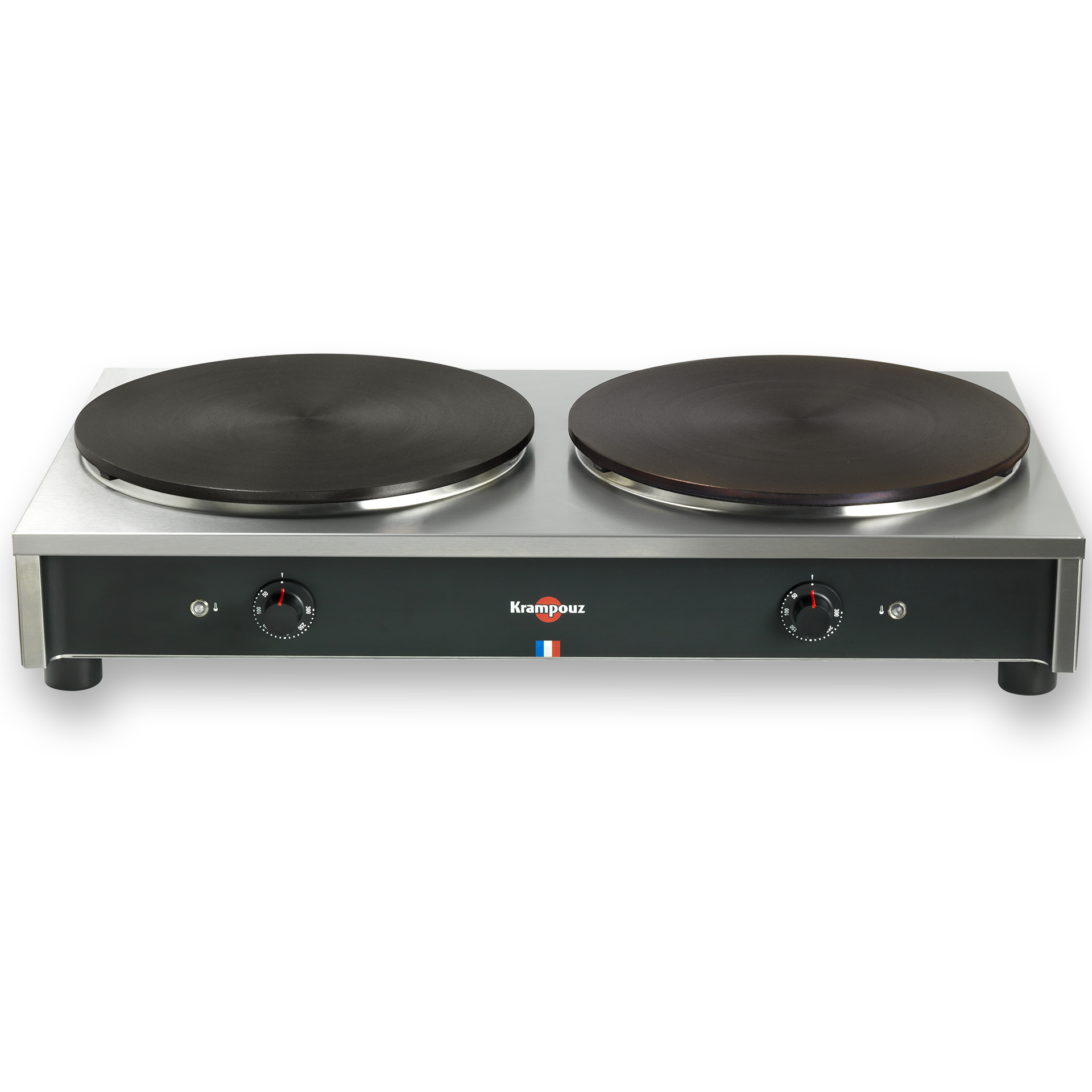 Crepière électrique - gamme standard - double chassis carre 2 x Ø 40 cm Krampouz CSCA8AA-KR