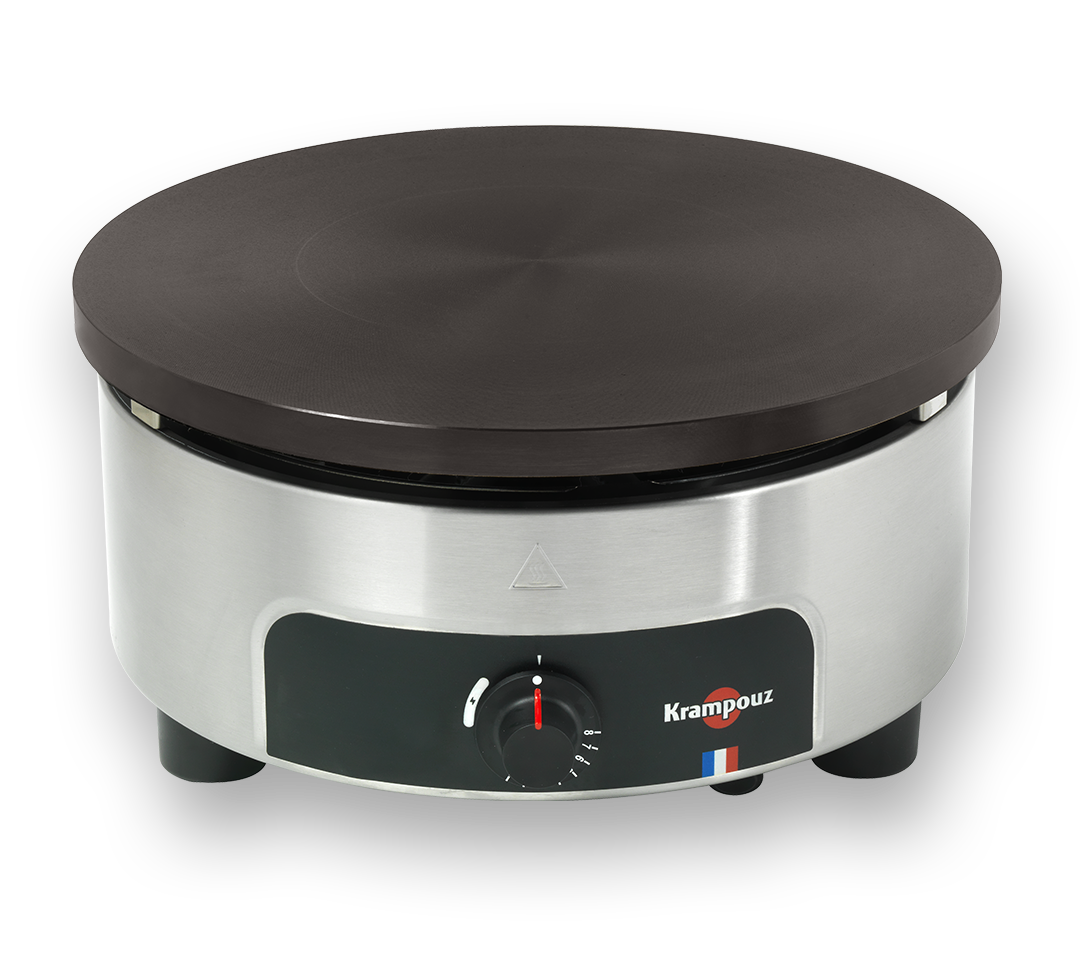 Crepiere gaz - gamme confort 8 br - chassis rond Ø 40 cm Krampouz CRRH4MA-KR