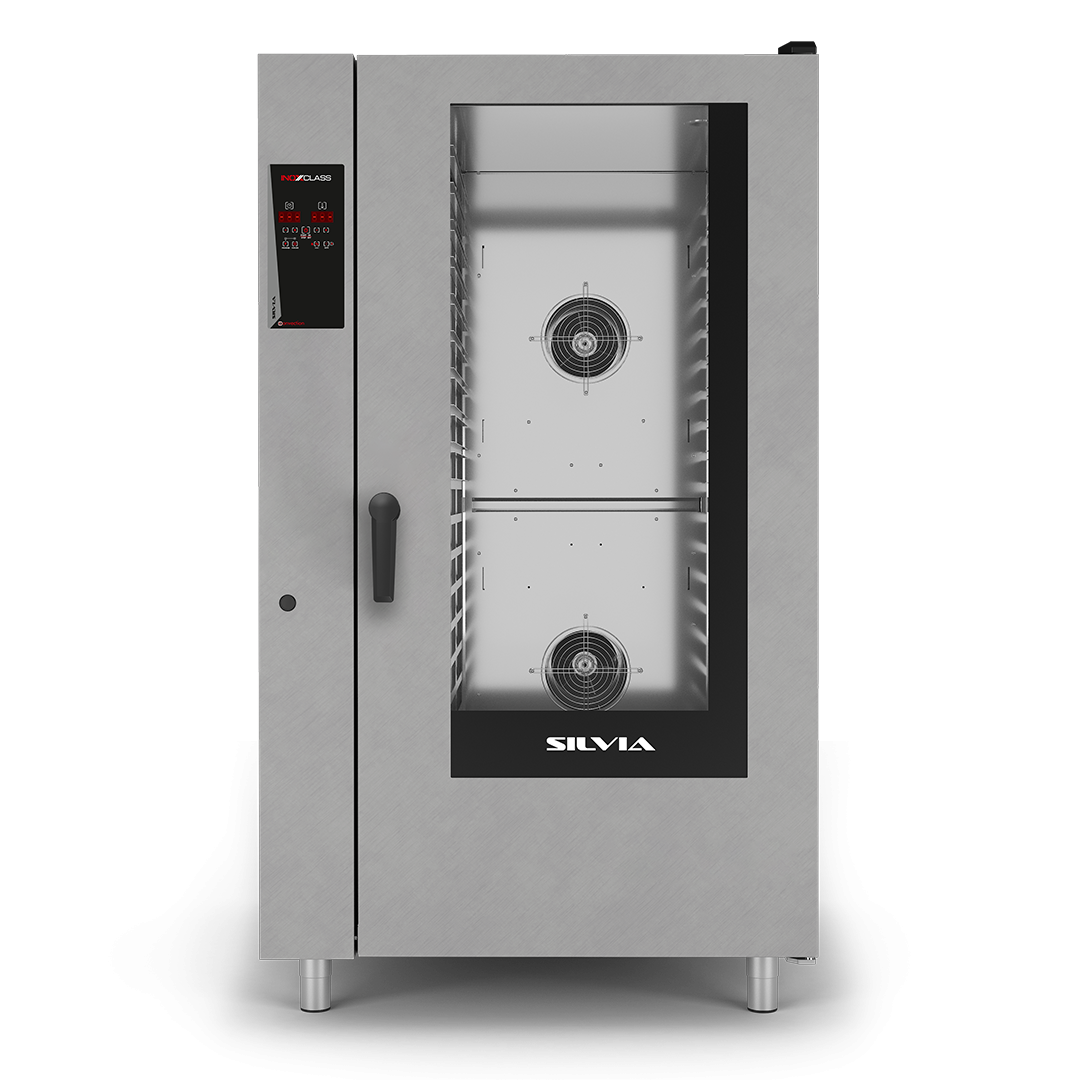 Fours à convection à gaz GN 2/1 x 20 plateaux , INOXCLASS - S‐40EG