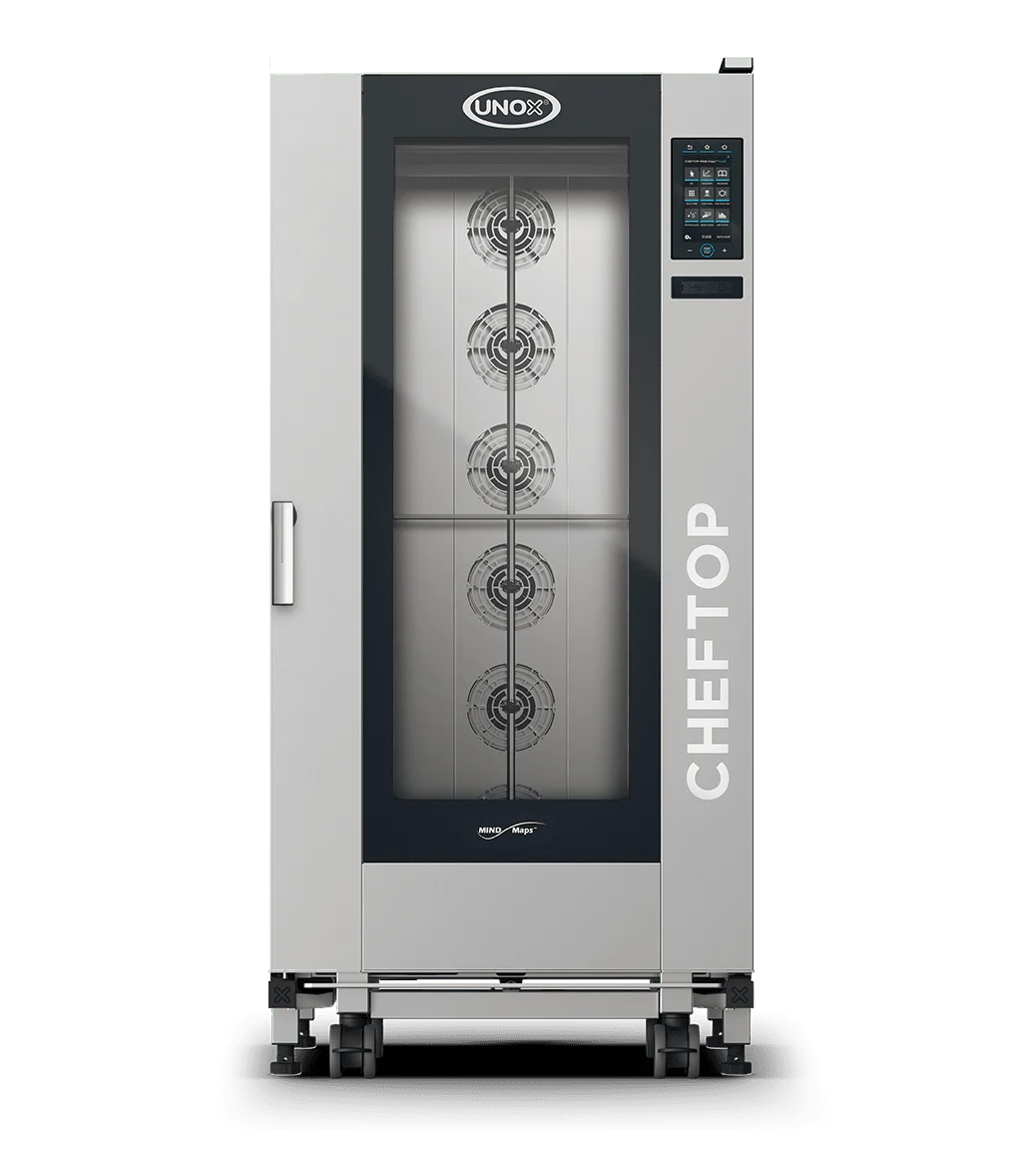 FOUR MIXTE 20 NIV GN 1/1 GAZ PLUS OUVERTURE DE PORTE A GAUCHE UNOX XEVL-2011-GPLS