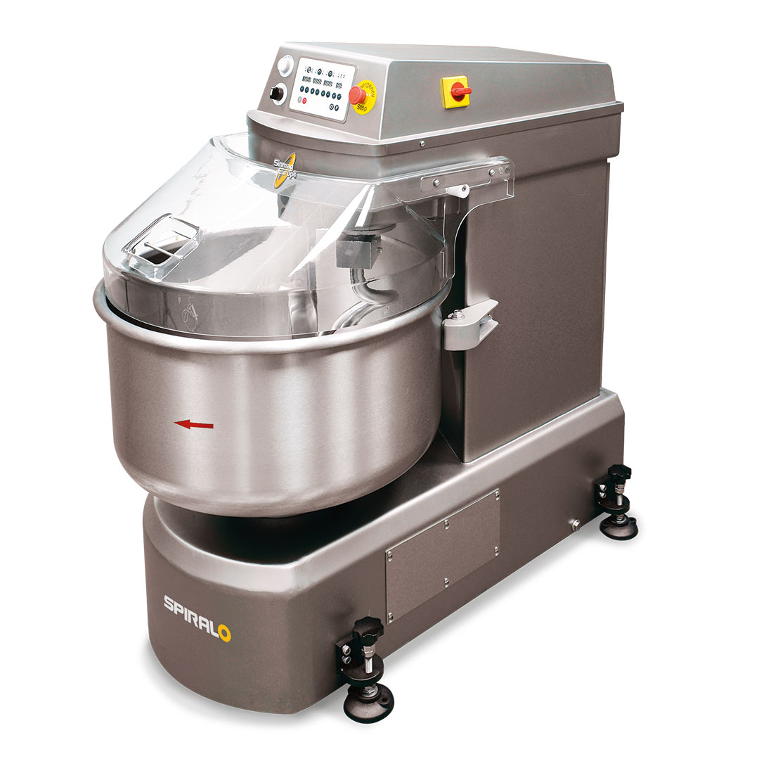 Pétrin à spirale inox boulangerie 30 Litres de coulage SINMAG