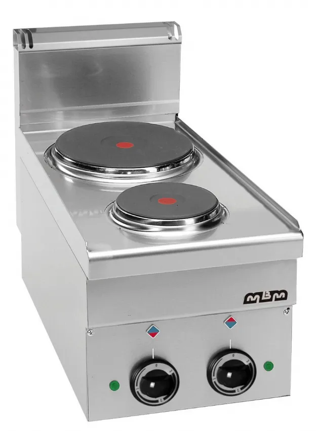 TOP CUISINIERE ELECTRIQUE – 2 PLAQUES RONDES MBM MINIMA600-E26