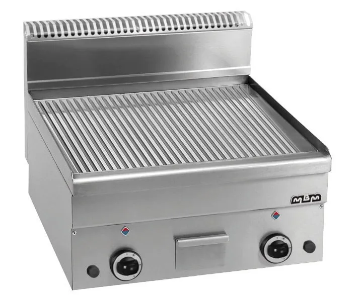 FRY-TOP A GAS - PIASTRA RAYEE MBM MINIMA600-GFT66R