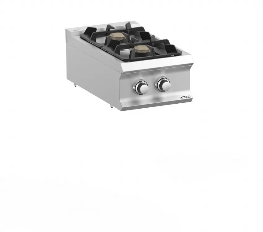 PLAN DE CUISSON, 2 FEUX MBM FB74TXS DOMINA PRO 700