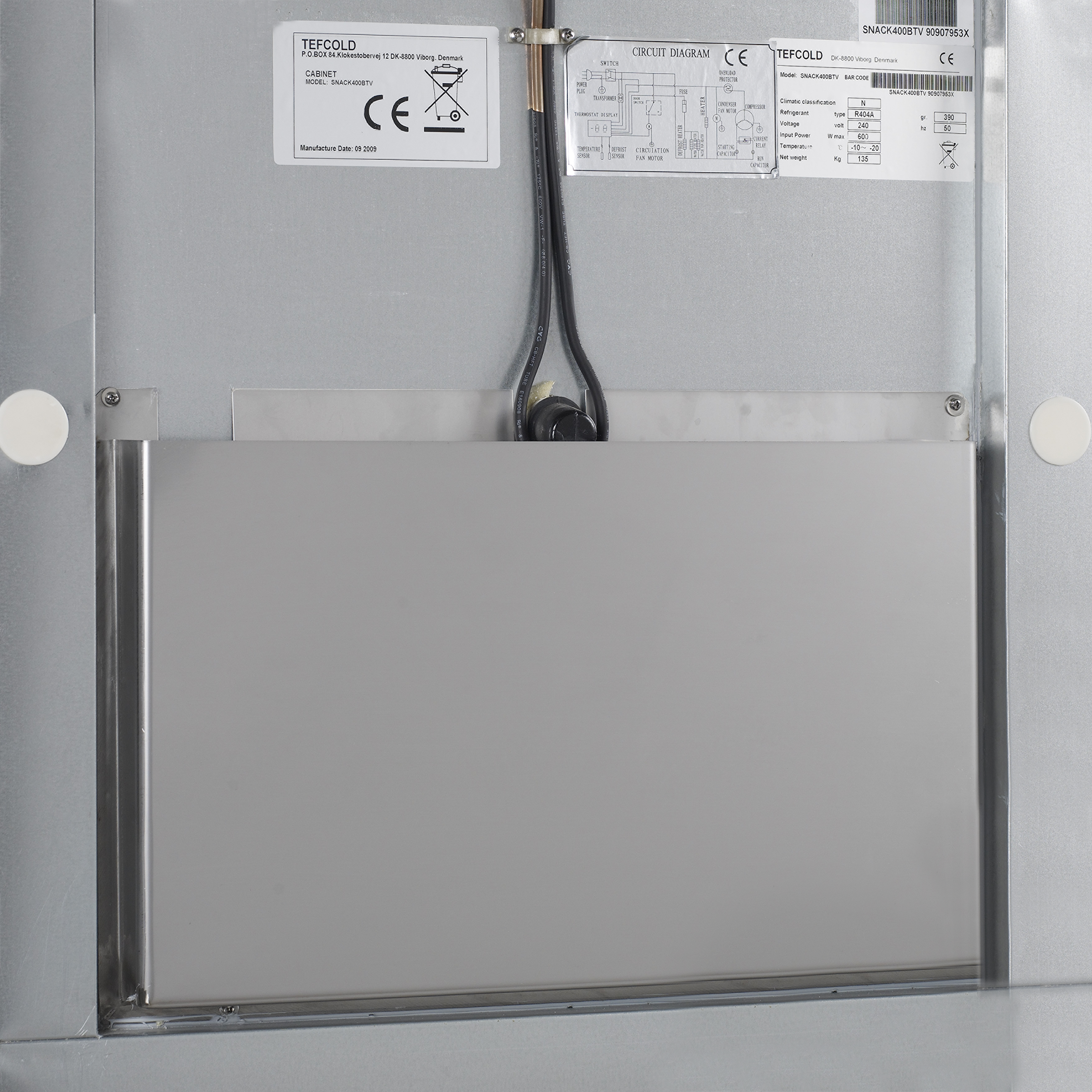 Congélateur vertical TEFCOLD-RF505