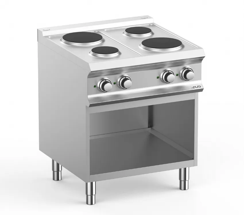 CUISINIERE ELECTRIQUE, 4 PLAQUES RONDES MBM PR77A DOMINA PRO 700