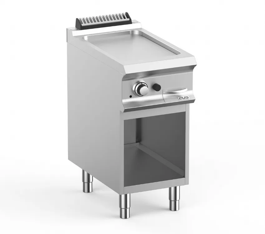 FRY-TOP GAZ SUR ARMOIRE, 1 PLAQUE LISSE MBM FTBG74AL DOMINA PRO 700