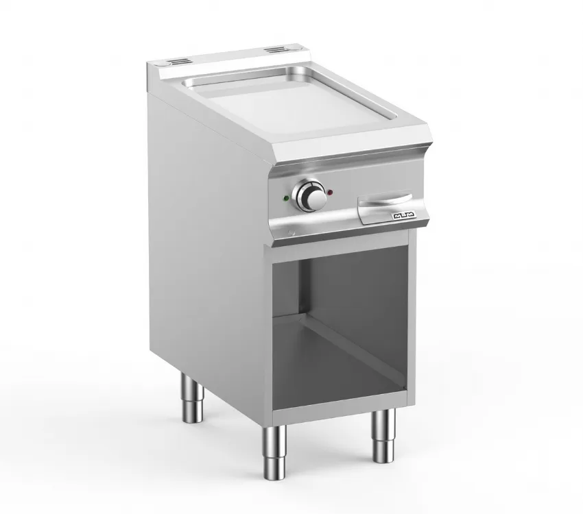 FRY-TOP ELECTRIQUE SUR ARMOIRE, 1 PLAQUE LISSE CHROMEE MBM FTBE74ALC DOMINA PRO 700