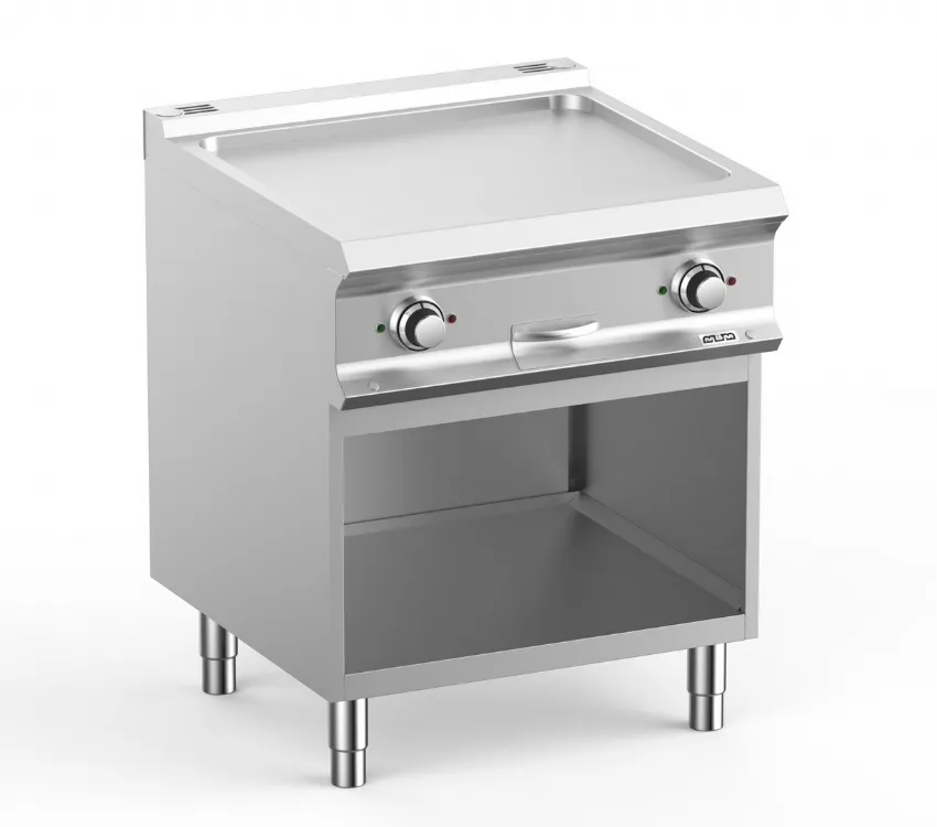 FRY-TOP ELECTRIQUE SUR ARMOIRE, 1 PLAQUE LISSE MBM FTBE77AL DOMINA PRO 700