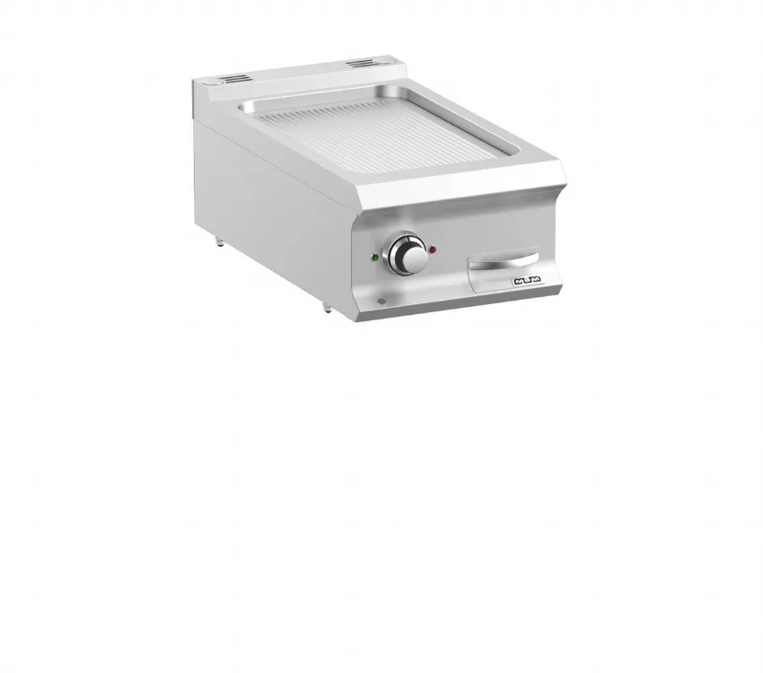 FRY-TOP ELECTRIQUE TOP, 1 PLAQUE RAYEE CHROMEE MBM FTBE74TRC DOMINA PRO 700