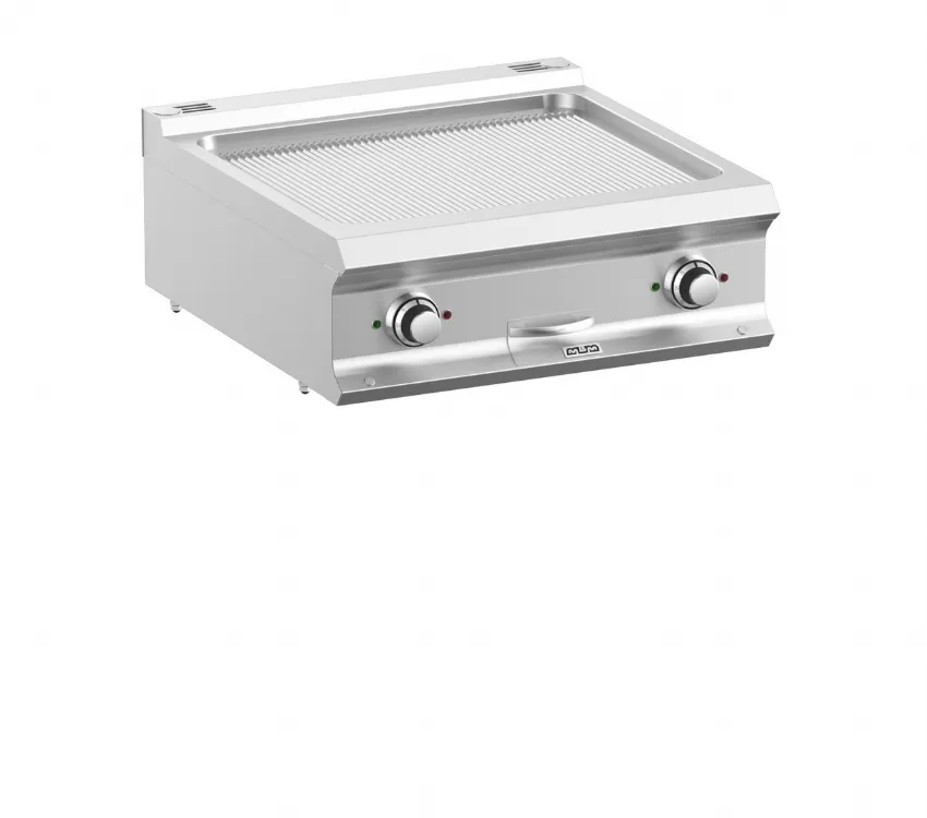 FRY-TOP ELECTRIQUE TOP, 1 PLAQUE RAYEE CHROMEE MBM FTBE77TRC DOMINA PRO 700