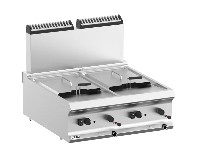 FRITEUSE ELECTRIQUE 2 CUVES 12+12 LT MBM FRBE77T DOMINA PRO 700