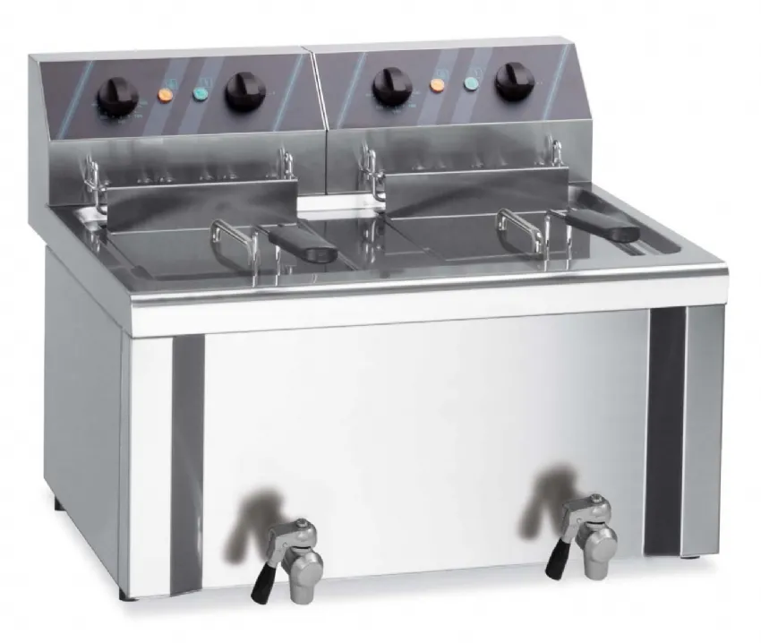 FRITEUSE ELECTRIQUE 2 CUVE 5-6 LT+5-6 LT MBM EF6+6BM